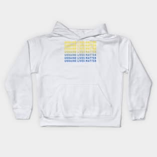 Ukraine Lives Matter Kids Hoodie